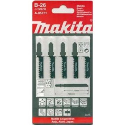 Пилки ( 5 шт.) A-85771  100х75х2,8 мм HSS фиг/рез,универс. Makita