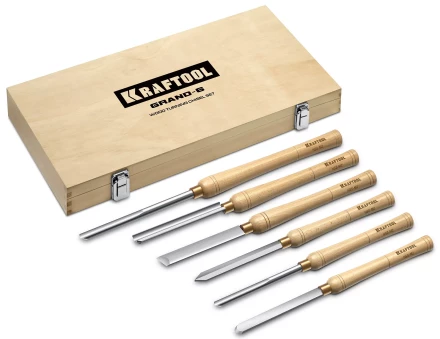 Набор профессиональных токарных резцов по дереву KRAFTOOL 18368 купить в Уфе