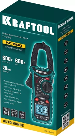 Токовые клещи цифровые  KC-300 59832 купить в Уфе