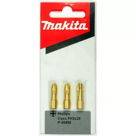 Биты Makita PH3 25мм 3шт, алмазные (P-38598) купить в Уфе