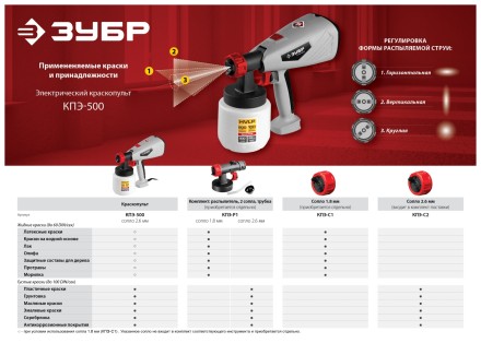 Краскопульт электрический КПЭ-500 серия МАСТЕР купить в Уфе