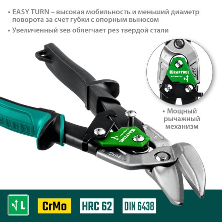 Ножницы по металлу двухрычажные Alligator 2328-OL купить в Уфе