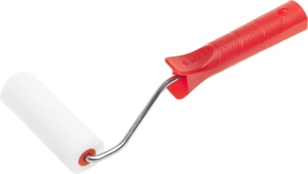 Мини-валик ЗУБР "МАСТЕР" "ПОРОЛОН" мелкий, ролик с ручкой, ручка 6мм, d=35 (втулка 15)/100мм 03538-10 купить в Уфе