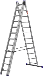 Лестницы алюминиевые трехсекционные серия ЭКСПЕРТ