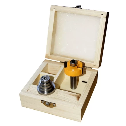 Набор фрез кромочных фальцевых 6 подшипников хвостовик 12 мм 46329 купить в Уфе