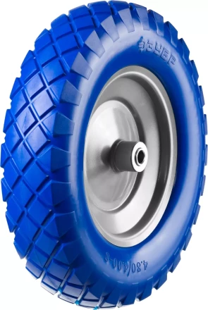 Колесо ЗУБР "ПРОФЕССИОНАЛ" полиуретановое, 380мм, посадочный размер 16мм 39912-2 купить в Уфе