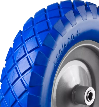 Колесо ЗУБР "ПРОФЕССИОНАЛ" полиуретановое, 380мм, посадочный размер 16мм 39912-2 купить в Уфе