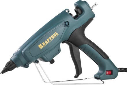 Пистолет клеевой (термоклеящий) &quot;PRO&quot;, KRAFTOOL 06843-300-12, электр, двухкомп корпус, регулятор темп, выход клея 1,5 кг/час, d=12мм, 300Вт 06843-300-12 купить в Уфе