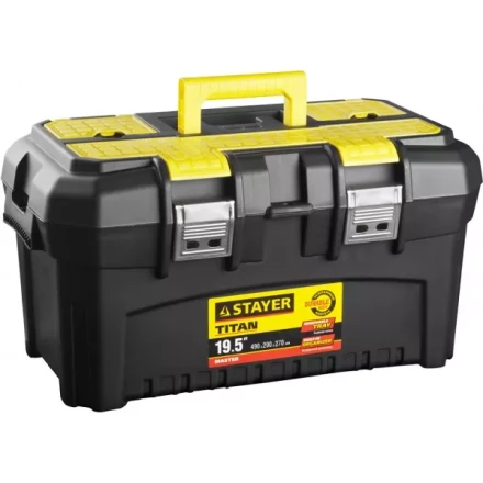 Ящик для инструмента &quot;TITAN-19&quot; пластиковый, STAYER 38016-19 купить в Уфе